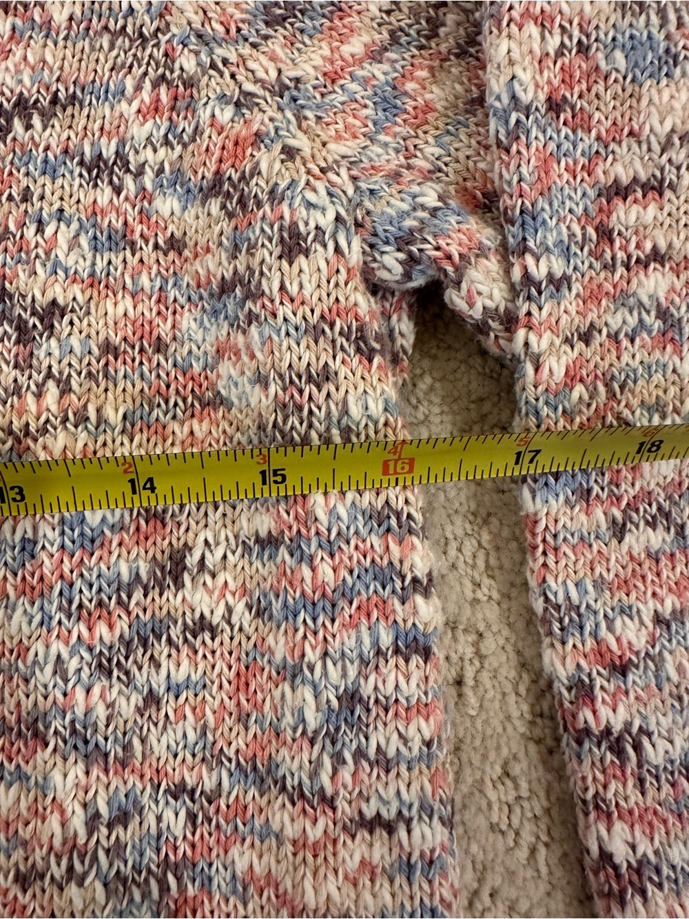 L.L.Bean Marled Cotton Turtleneck Sweater Size Small - Picture 4 of 10